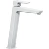 Высокий смеситель для раковины Nobili Acquaviva, polar white (VV103128/2WM) Для раковины Белый матовый