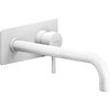 Смеситель для раковины настенный, длина излива 250 мм Nobili Live, polar white (LV00198/2WM) Для раковины Белый матовый