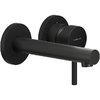 Смеситель для раковины настенный, длина излива 160 мм Nobili Live, velvet black (LV00499BM) Для раковины Черный матовый