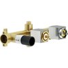 Прихована частина змішувача Nobili Ray, inox (WE81200 / QIX) Nobili Коллекция Ray 
