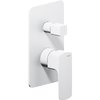 Змішувач для душу прихованого монтажу на 2 положення Nobili Acquaviva, polar white (VV103100 / EWM) Для ванни, Для душа Білий матовий