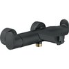 Термостатический смеситель для ванны Nobili Up, velvet black (UP94010/1BM) Для ванны Черный матовый