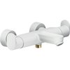 Термостатический смеситель для ванны Nobili Up, polar white (UP94010/1WM) Для ванны Белый матовый