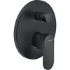 Смеситель для душа на 2 выхода Nobili Up, velvet black (UP94100/EBM) Для душа Черный матовый