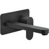 Настенный смеситель для раковины с длинным изливом Nobili Up, velvet black (UP94198/1BM) Для раковины Черный матовый