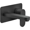 Настенный смеситель для раковины Nobili Up, velvet black (UP94198BM) Для раковины Черный матовый
