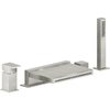 Смеситель на борт ванны Nobili Mia, inox (WEBK110/9QIX) Для ванны Нерж. сталь