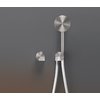Смеситель скрытого монтажа для душа CEA Duet 80 мм (DET71H-S) Для душа Нерж. сталь