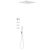 Электронный душевой комплект скрытого монтажа Tres SHOWER TECHNOLOGY, белый матовый (09286312BM) Душевые комплекты (системы) Белый матовый