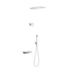Електронний душовий комплект прихованого монтажу Tres SHOWER TECHNOLOGY, білий матовий (09286319bm) Душові комплекти (системи) Білий матовий