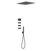 Электронный душевой комплект скрытого монтажа Tres SHOWER TECHNOLOGY, черный матовый (09288404NM) Душевые комплекты (системы) Черный матовый