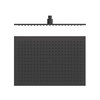 Верхний душ 450х315 мм Tres Showers Head, черный матовый (29963203NM) Верхние души Хром