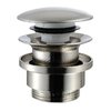 Донный клапан Treemme 22mm, нержавеющая сталь (ITRTSA117IS) Push-open Для раковин 