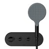 Термостатический смеситель для душа Bossini Apice, черный матовый (Z00521-073) Для душа Черный, Черный матовый