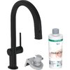 Смеситель для кухни Hansgrohe Aqittura M91 FilterSystem 210, черный матовый (76801670) Для кухни Черный, Черный матовый