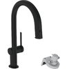 Смеситель для кухни Hansgrohe Aqittura M91 FilterSystem 210, черный матовый (76826670) Для кухни Черный, Черный матовый