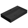 Керамическая раковина 80*47 см Globo T-Edge, черный матовый (B6R81AR) На столешницу, На тумбу, Подвесные Прямоугольные