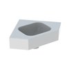 Раковина угловая 460 мм Geberit iCon, белый (124730000) Подвесные 