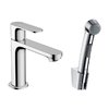Смеситель для раковины Hansgrohe Rebris S с гигиеническим душем, хром (72215000) Для раковины Хром