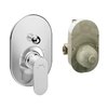Смеситель скрытого монтажа для душа Hansgrohe Rebris S, хром (72448000) Для душа Хром
