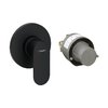 Смеситель скрытого монтажа для душа Hansgrohe Rebris S, черный матовый (72648670) Для душа Черный, Черный матовый
