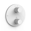 Термостатический смеситель на 2 потребителя Tres Therm-Box, белый матовый (26225001BM) Для ванны, Для душа Белый, Белый матовый