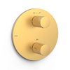 Термостатический смеситель на 2 потребителя Tres Therm-Box, золото матовый (26225001OM) Для ванны, Для душа Золото, Золото матовый