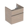 Тумба підвісна 592 мм з 2-ма ящиками Geberit iCon, дуб (502.303.JH.1) Geberit Тумби