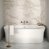 Ванна пристенная из литого акрила Ravak Ypsilon Wall 178х86 см, белый (XC00100028) Ravak Овальные