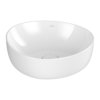 Раковина накладная ассиметричная 40х39,5 см Villeroy&Boch Antao, White Alpin (4A7240R1) На столешницу Асимметричные