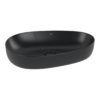 Раковина накладная ассиметричная 65х40 см Villeroy&Boch Antao, Pure Black (4A7465R7) На столешницу Асимметричные