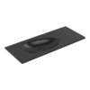Раковина встраиваемая 120х50 Villeroy&Boch Antao, Pure Black (4A77L3R7) Встраиваемые сверху Прямоугольные
