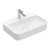Раковина накладная 60х44,5 Villeroy&Boch Finion, White Alpin (414261R1) На столешницу Прямоугольные