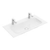 Раковина встраиваемая 100х50 Villeroy&Boch Finion, White Alpin (4164A1R1) Встраиваемые сверху Прямоугольные