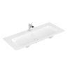 Раковина встраиваемая 120х50 Villeroy&Boch Finion, Stone White (4164CBRW) Встраиваемые сверху Прямоугольные