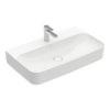Раковина подвесная 80х47 Villeroy&Boch Finion, White Alpin (416884R1) На столешницу, Подвесные Прямоугольные