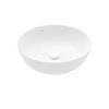 Раковина накладная 43х43 Villeroy&Boch Artis, Stone White (417943RW) На столешницу Круглые