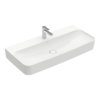 Раковина подвесная 100х47 Villeroy&Boch Finion, White Alpin (4168ABR1) На столешницу, Подвесные Прямоугольные