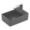 Раковина подвесная 40х26 Villeroy&Boch Memento 2.0, Graphite (43234GI4) На столешницу, Подвесные Прямоугольные