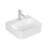 Раковина подвесная 43х39 Villeroy&Boch Finion, Stone White (436444RW) На столешницу, Подвесные Прямоугольные