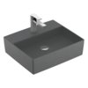 Раковина подвесная 49,8х42 Villeroy&Boch Memento 2.0, Graphite (4A0751i4) На столешницу, Подвесные Прямоугольные