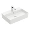 Раковина накладная 60х42 Villeroy&Boch Memento 2.0, Stone White (4A0760RW) На столешницу Прямоугольные