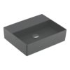 Раковина подвесная 50х42 Villeroy&Boch Memento 2.0, Graphite (4A2253I4) На столешницу, Подвесные Прямоугольные