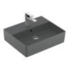 Раковина підвісна 50х42 Villeroy &amp; Boch Memento 2.0, Graphite (4A225GI4) На стільницю, Підвісні 