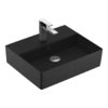 Раковина подвесная 50х42 Villeroy&Boch Memento 2.0, Ebony (4A225LS5) На столешницу, Подвесные Прямоугольные