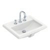 Раковина встраиваемая 63х52,5 Villeroy&Boch Hommage, White Alpin (7102A1R1) Встраиваемые сверху Прямоугольные