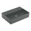 Раковина подвесная 60х42 Villeroy&Boch Memento 2.0, Graphite (4A226FI4) На столешницу, Подвесные Прямоугольные
