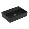 Раковина подвесная 60х42 Villeroy&Boch Memento 2.0, Ebony (4A226FS5) На столешницу, Подвесные Прямоугольные