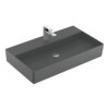 Раковина подвесная 80х47 Villeroy&Boch Memento 2.0, Graphite (4A2281I4) На столешницу, Подвесные Прямоугольные