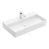 Раковина підвісна 80х47 Villeroy &amp; Boch Memento 2.0, Stone White (4A2281RW) На стільницю, Підвісні 